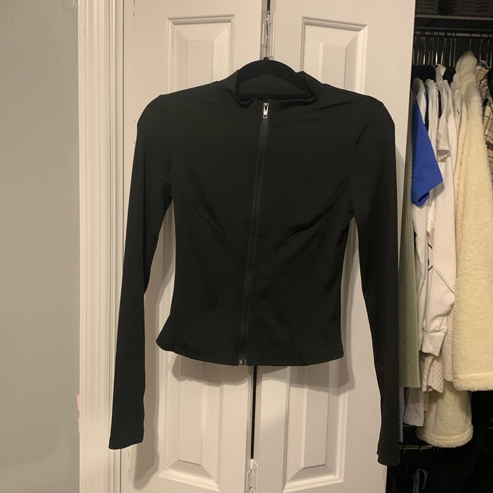 Black Shein Athletic Jacket